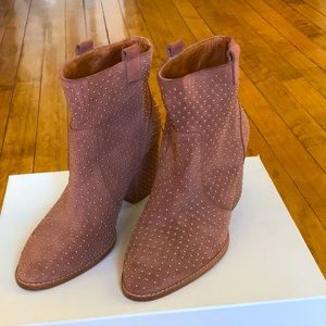 Rebecca Minkoff Pink Ankle Booties